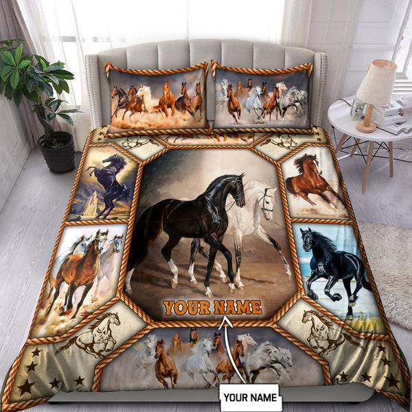 Maxcorners Personalized Rodeo Horse Art - Blanket