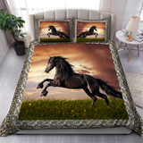 Maxcorners Beautiful Horse In Grass - Blanket