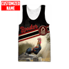 Maxcorners Personalized Rooster Farm Deluxe Hoodie