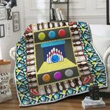 Maxcorners Multicolor Bowling Ball Blanket