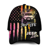 Maxcorners Classic Cap- Jeep Life Colorful Style