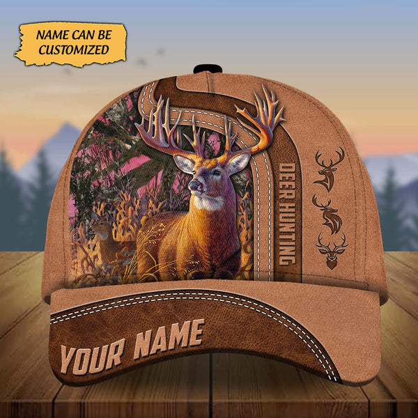 Maxcorners Custom Name Tom Deer Hunting Premium 3D Printed Cap