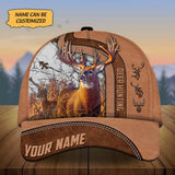 Maxcorners Custom Name Tom Deer Hunting Premium 3D Printed Cap