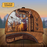 Maxcorners Custom Name Tim Deer Hunting Premium 3D Printed Cap