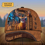 Maxcorners Custom Name Tim Deer Hunting Premium 3D Printed Cap