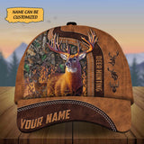 Maxcorners Custom Name Tim Deer Hunting Premium 3D Printed Cap