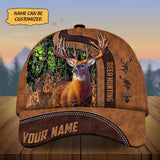 Maxcorners Custom Name Tim Deer Hunting Premium 3D Printed Cap