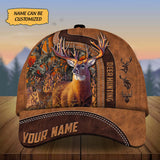 Maxcorners Custom Name Tim Deer Hunting Premium 3D Printed Cap