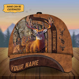 Maxcorners Custom Name Tim Deer Hunting Premium 3D Printed Cap