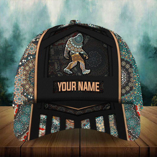 Max Corners Bigfoot Camping Unique Pattern Art Custom 3D Cap