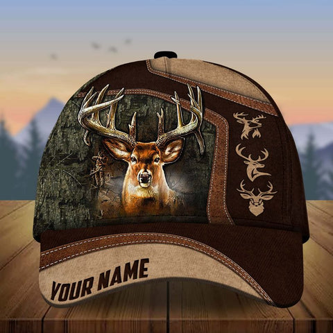 Maxcorners Collab Artist Deer Hunting Personalized Hat 3D Printed Multicolor