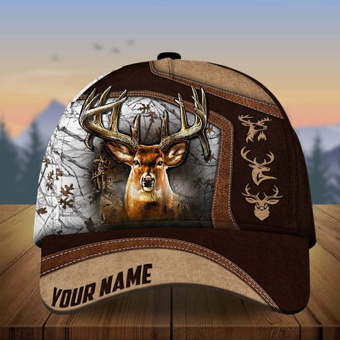 Maxcorners Collab Artist Deer Hunting Personalized Hat 3D Printed Multicolor