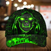 Maxcorners Custom Name Skull Wearing Hat Cap