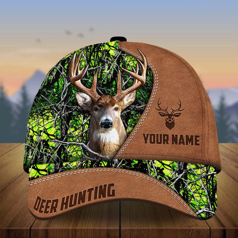 Maxcorners Deer Hunting Personalized Multicolor Hat 3D