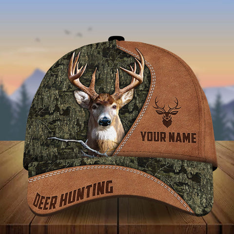 Maxcorners Deer Hunting Personalized Multicolor Hat 3D