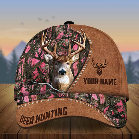 Maxcorners Deer Hunting Personalized Multicolor Hat 3D