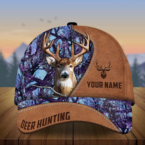 Maxcorners Deer Hunting Personalized Multicolor Hat 3D