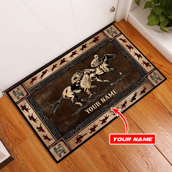 Maxcorners Personalized Riding Horses Doormat