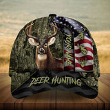 Maxcorners Unique Loralle US Deer Hunting Personalized Hats 3D