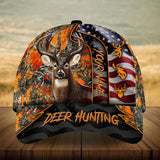 Maxcorners Unique Loralle US Deer Hunting Personalized Hats 3D