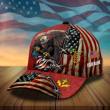 Maxcorners Patriotic American Eagle - Cap