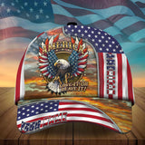 Maxcorners Personalized Patriotic American Eagle - Cap