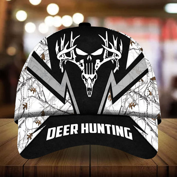 Max Corners The Best Deer Hunting Skull Deer Pattern 3D Multicolor Personalized Cap