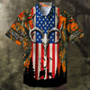 Maxcorners Deer Hunting  Skull Deer Head Multicolored Personalized hawaiian shirt HU0113