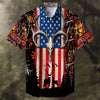 Maxcorners Deer Hunting  Skull Deer Head Multicolored Personalized hawaiian shirt HU0113