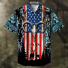 Maxcorners Deer Hunting  Skull Deer Head Multicolored Personalized hawaiian shirt HU0113