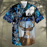 Maxcorners Deer Hunting White tailed Multicolored Personalized hawaiian shirt HU0113