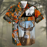 Maxcorners Deer Hunting White tailed Multicolored Personalized hawaiian shirt HU0113