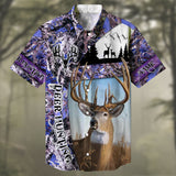 Maxcorners Deer Hunting White tailed Multicolored Personalized hawaiian shirt HU0113