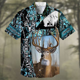 Maxcorners Deer Hunting White tailed Multicolored Personalized hawaiian shirt HU0113
