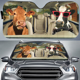 Maxcorners Driving Cattles All Over Printed 3D Sun Shade