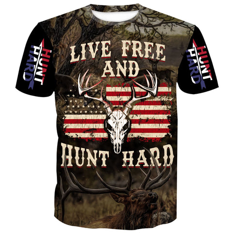 MAXCORNERS LIVE FREE AND HUNT HARD DEER HUNTING HM