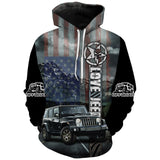 Maxcorners Love Jeep US Special Hoodie