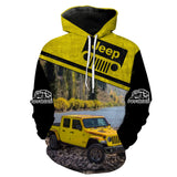 Maxcorners Off Road Jeep Gladiator - Hella Yella Hoodie