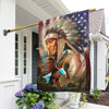 Maxcorners Native America Flag Native Eagle American Flag