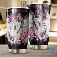 Maxcorners Beautiful Horse Stainless Steel Tumbler 01