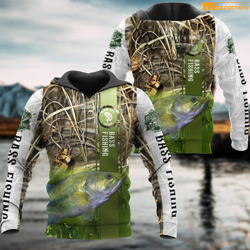 Maxcorners Kiss My Bass Fishing All Over Printed Bass2