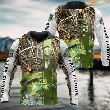 Maxcorners Kiss My Bass Fishing All Over Printed Bass9
