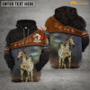 Maxcorners Personalized Brown Spots Horse Collection All Over Printed