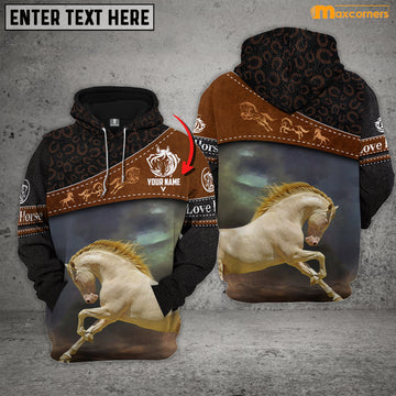 Maxcorners Personalized Horse Running Collection All Over Printed