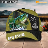 Maxcorners Personalized Scarring Bass Fishing Cap