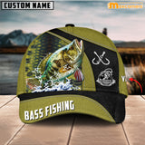 Maxcorners Personalized Green Fish Cap