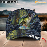 Maxcorners Personalized Steel Bass Fishing Cap