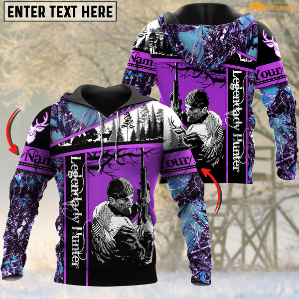 Maxcorners Personalized Hunter Multicolor Purple