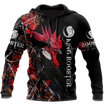 Maxcorners King Rooster Unisex Hoodie