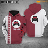 Maxcorners Personalized Name Jeep Lover Hoodie PT